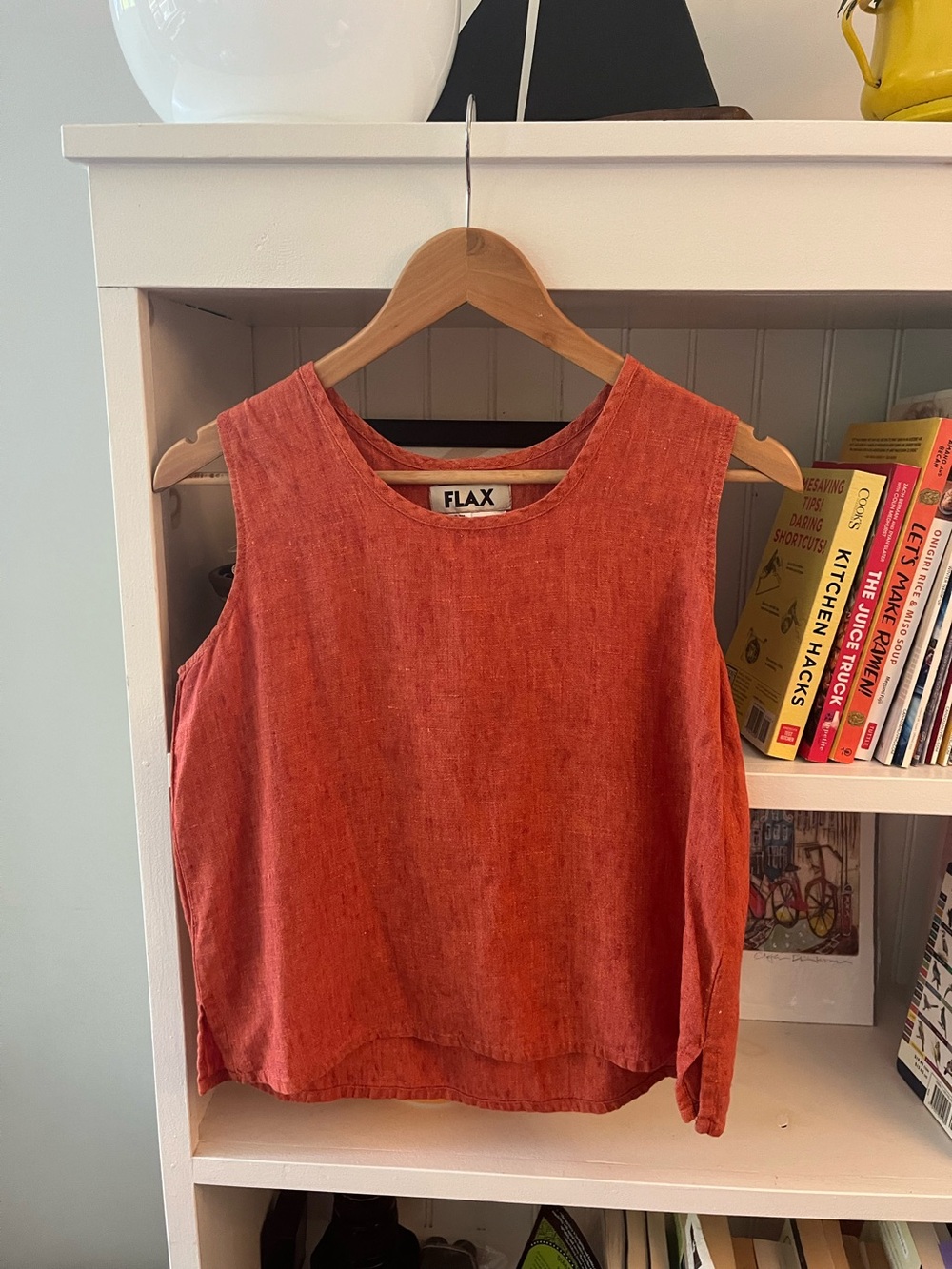 Flax linen tank size P / small